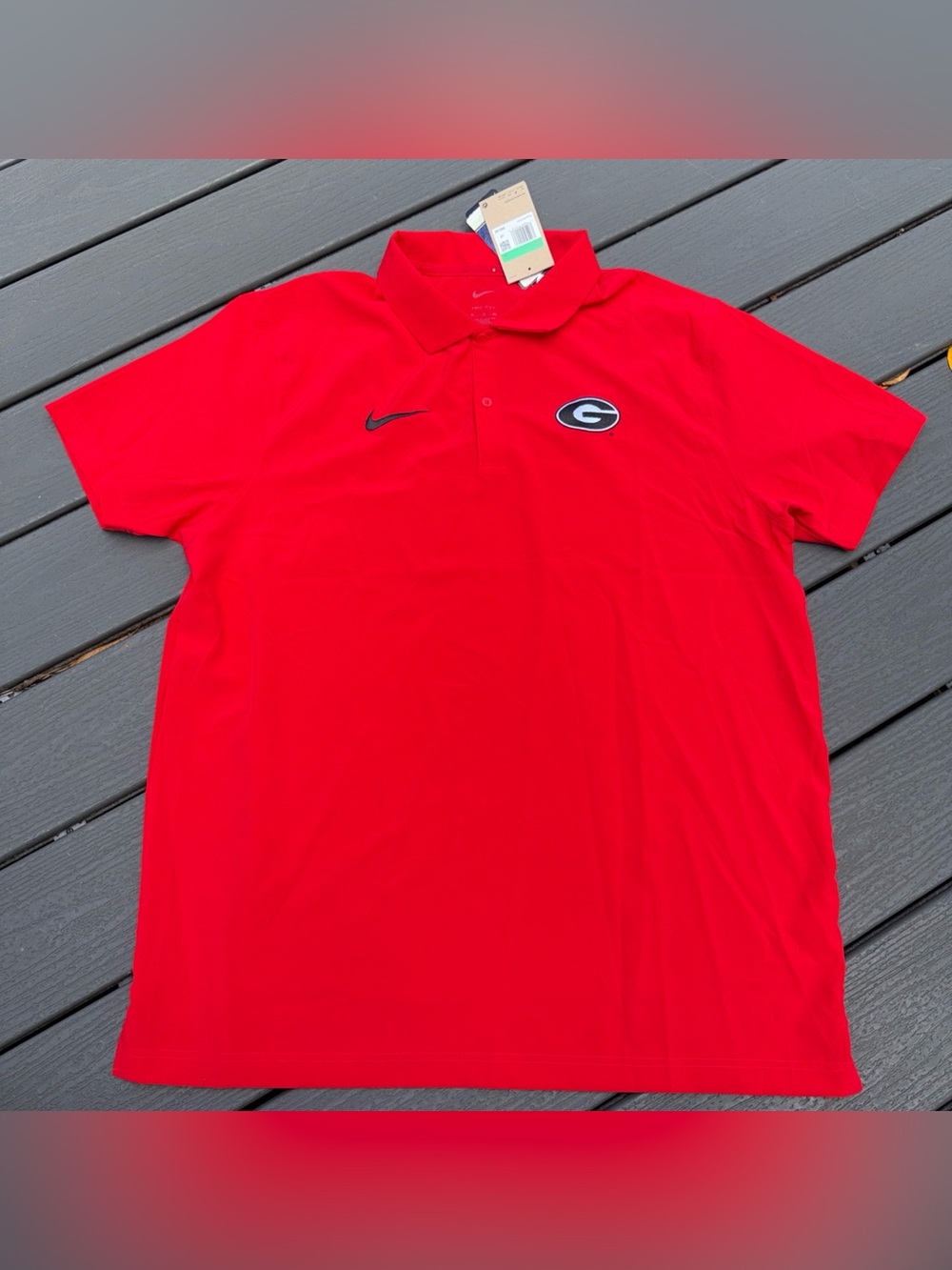 Nike Men’s Red Georgia Bulldogs Polo